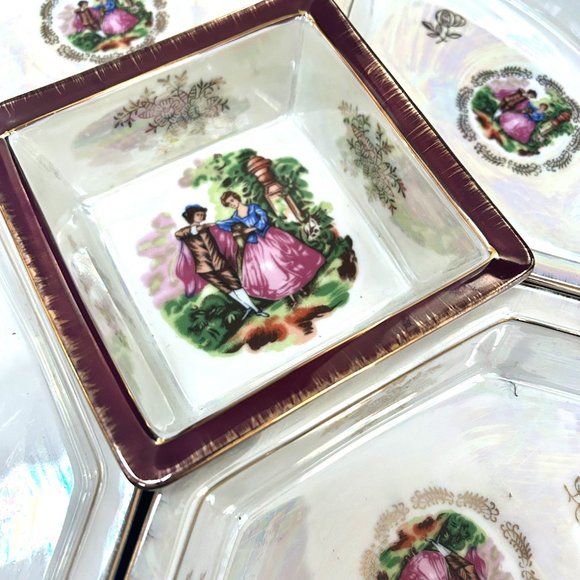 Empress by Mandil Japan Lusterware 5 pieces Porcelain Serving Dish Platt… - Picture 4 of 12